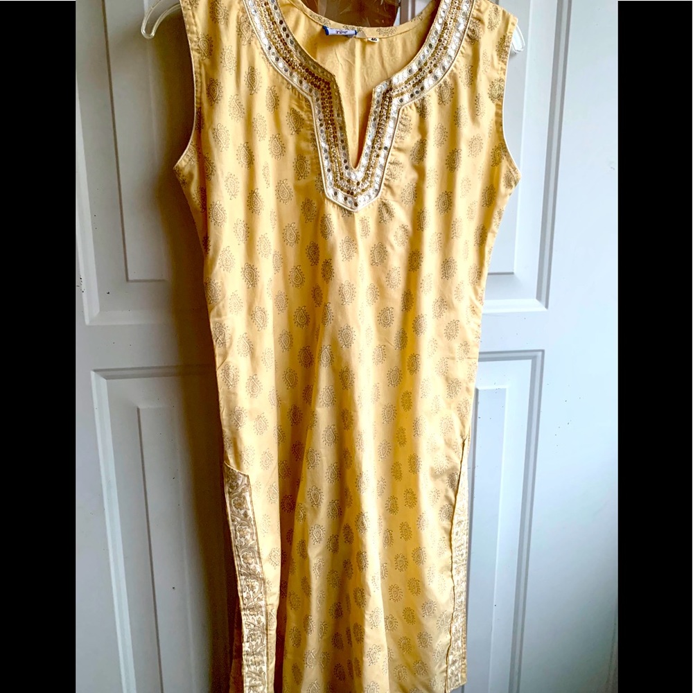 Indian style dress with scarf